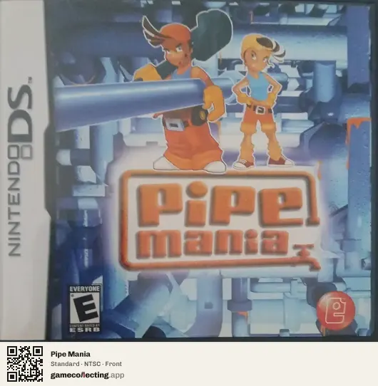 Pipe Mania Nintendo DS, NTSC box front