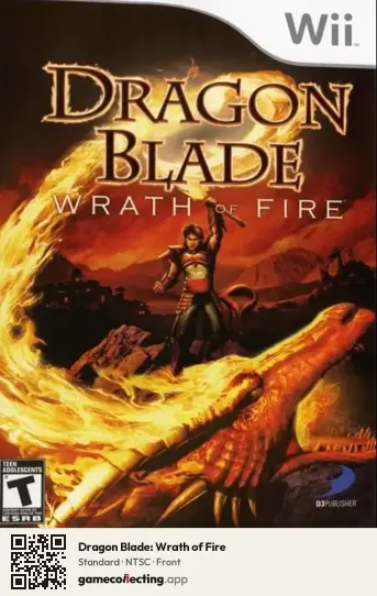 Dragon Blade: Wrath of Fire Nintendo Wii, NTSC box front