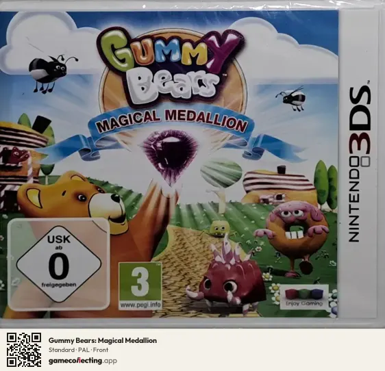 Gummy Bears: Magical Medallion Nintendo 3DS, PAL box front