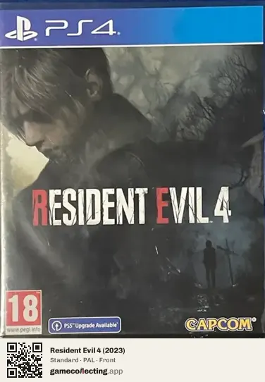 Resident Evil 4 (2023) PlayStation 4, PAL box front
