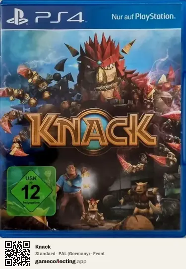 Knack PlayStation 4, Germany box front