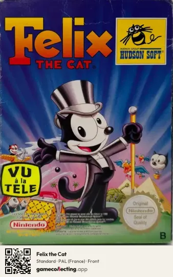 Felix the Cat Nintendo Entertainment System, France box front