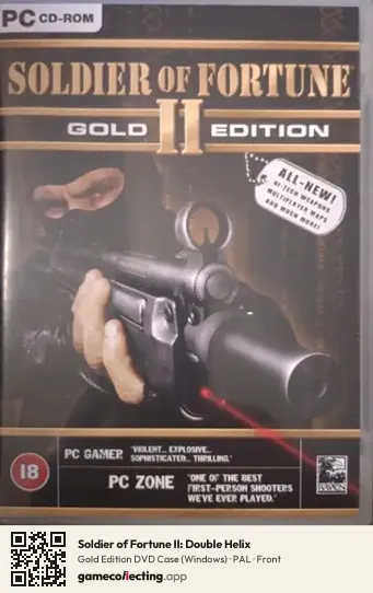 Soldier of Fortune II: Double Helix Computer, PAL box front