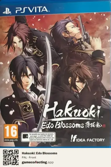 Hakuoki: Edo Blossoms PlayStation Vita, PAL box front