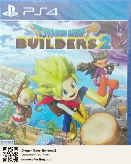 Dragon Quest Builders 2 PlayStation 4, NTSC box front