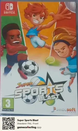 Super Sports Blast Nintendo Switch, PAL box front