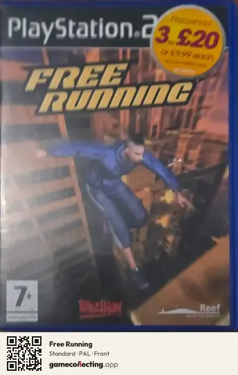 Free Running PlayStation 2, PAL box front