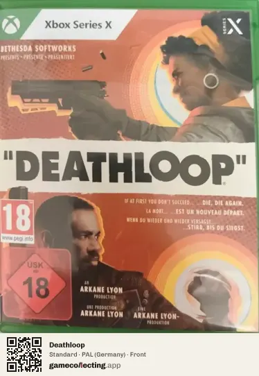 Deathloop Xbox Series X, Germany box front