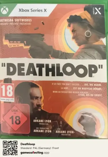 Deathloop Xbox Series X, Germany box front