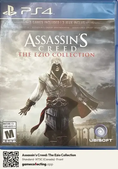 Assassin's Creed: The Ezio Collection PlayStation 4, Canada box front