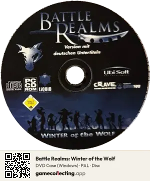 Battle Realms: Winter of the Wolf Computer, PAL disc