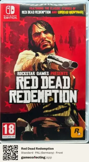 Red Dead Redemption Nintendo Switch, Germany box front