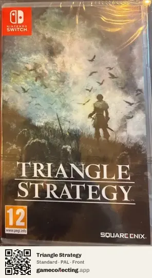 Triangle Strategy Nintendo Switch, PAL box front