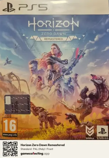 Horizon Zero Dawn Remastered PlayStation 5, Italy box front