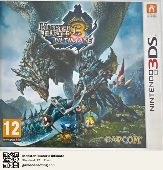 Monster Hunter 3 Ultimate Nintendo 3DS, PAL box front