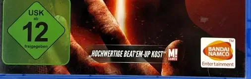 Tekken 7, the USK square on its front
