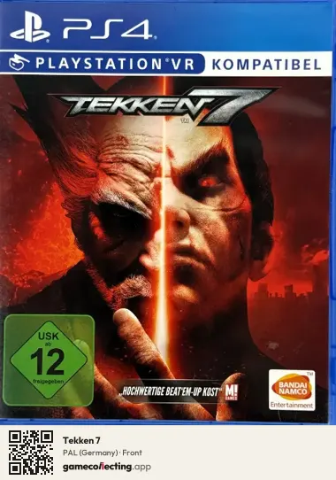 Tekken 7 PlayStation 4, Germany box front