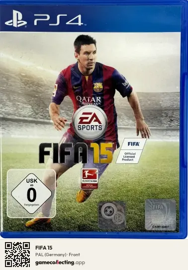 FIFA 15 PlayStation 4, Germany box front