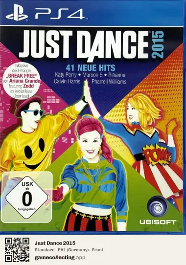 Just Dance 2015 PlayStation 4, Germany box front