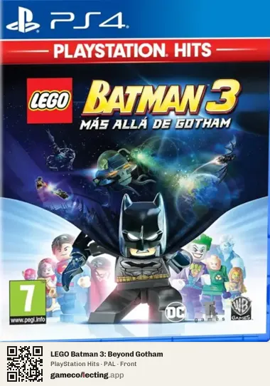 LEGO Batman 3: Beyond Gotham PlayStation 4, PAL box front