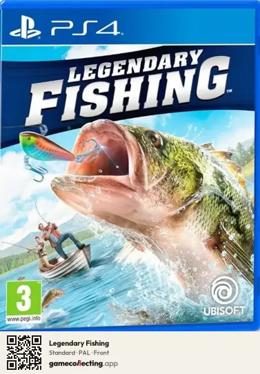 Legendary Fishing PlayStation 4, PAL box front