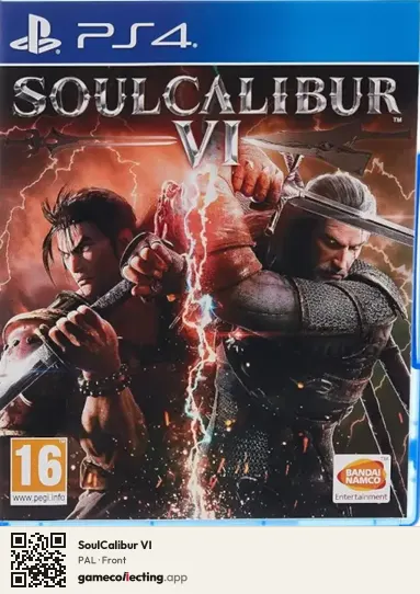 SoulCalibur VI PlayStation 4, PAL box front