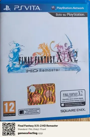 Final Fantasy X/X-2 HD Remaster PlayStation Vita, Italy box front