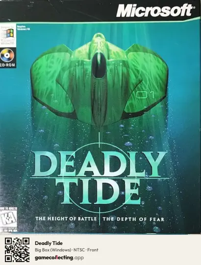 Deadly Tide Computer, NTSC box front