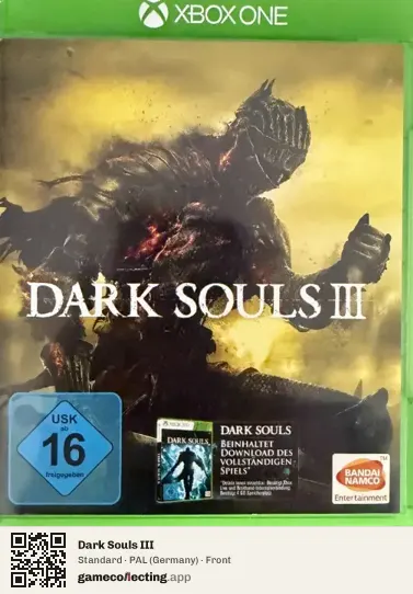 Dark Souls III Xbox One, Germany box front
