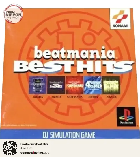 Beatmania Best Hits PlayStation, Asia box front