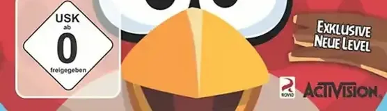 Angry Birds Trilogy, the USK square on its front