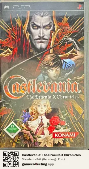 Castlevania: The Dracula X Chronicles PlayStation Portable, Germany box front