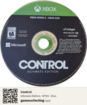 Control Xbox One, NTSC disc