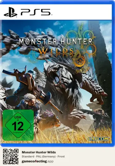Monster Hunter Wilds PlayStation 5, Germany box front