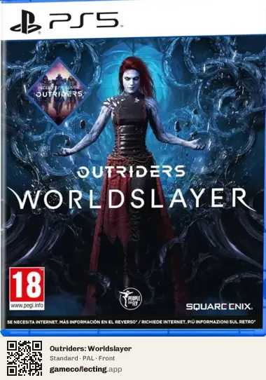 Outriders: Worldslayer PlayStation 5, PAL box front