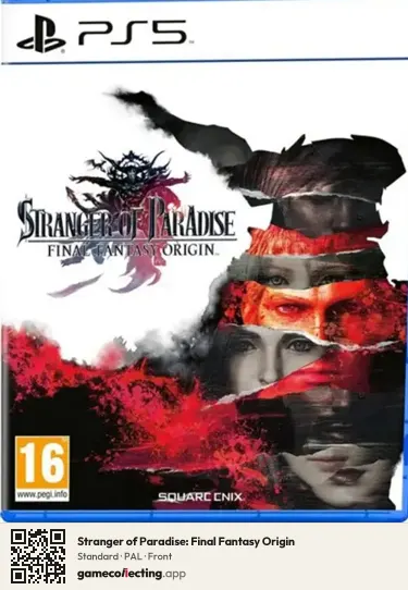 Stranger of Paradise: Final Fantasy Origin PlayStation 5, PAL box front