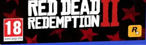 Red Dead Redemption 2, the PEGI square on its front