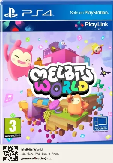 Melbits World PlayStation 4, Spain box front