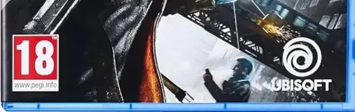 Watch Dogs, the PEGI square on its front