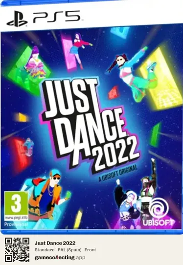 Just Dance 2022 PlayStation 5, Spain box front