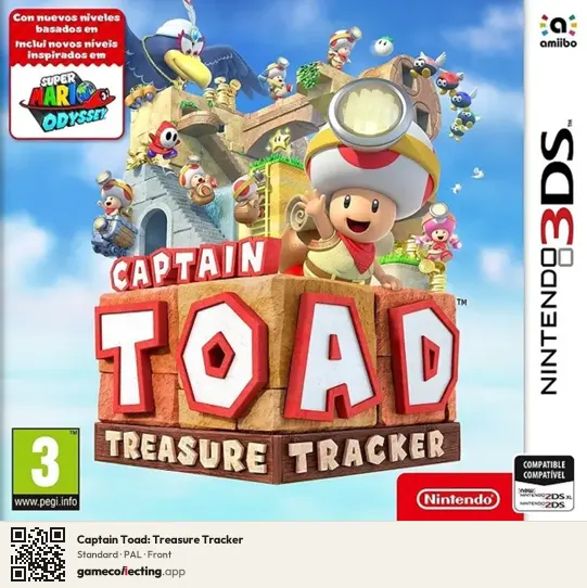Captain Toad: Treasure Tracker Nintendo 3DS, PAL box front