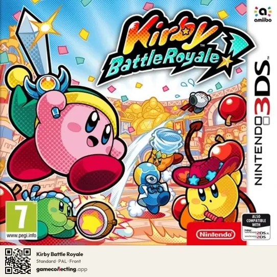 Kirby Battle Royale Nintendo 3DS, PAL box front
