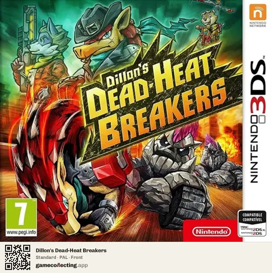 Dillon's Dead-Heat Breakers Nintendo 3DS, PAL box front