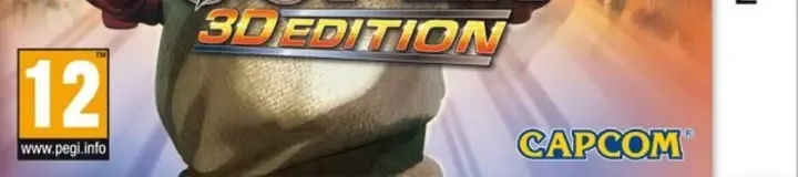Super Street Fighter IV: 3D Edition, the PEGI square on its front