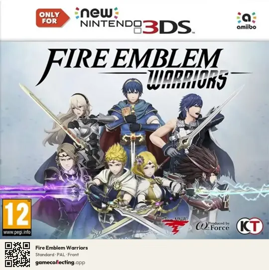 Fire Emblem Warriors Nintendo 3DS, PAL box front