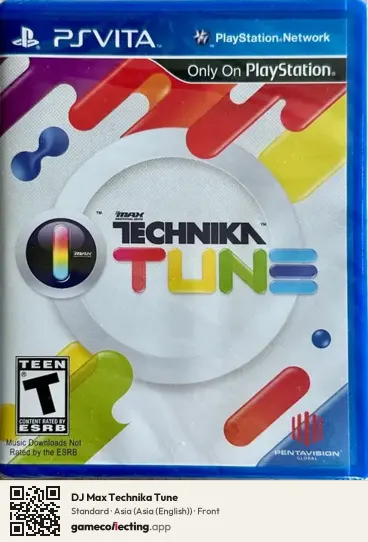 DJ Max Technika Tune PlayStation Vita, Asia (English) box front