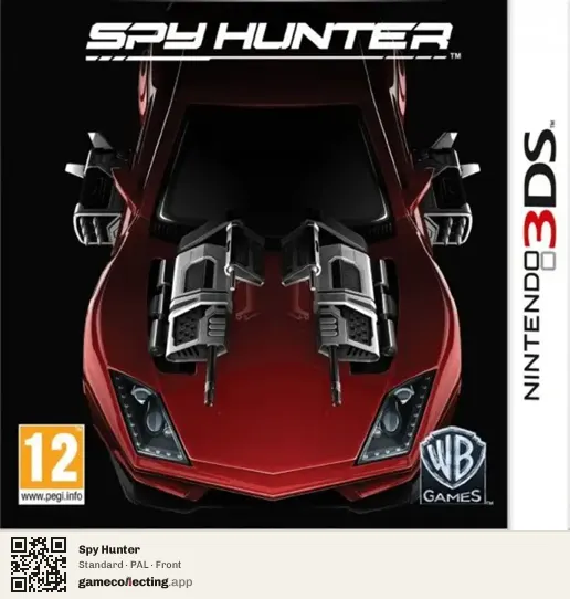 Spy Hunter Nintendo 3DS, PAL box front