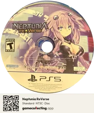 Neptunia ReVerse PlayStation 5, NTSC disc