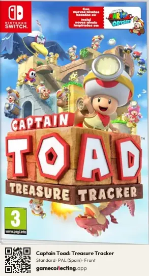 Captain Toad: Treasure Tracker Nintendo Switch, Spain box front