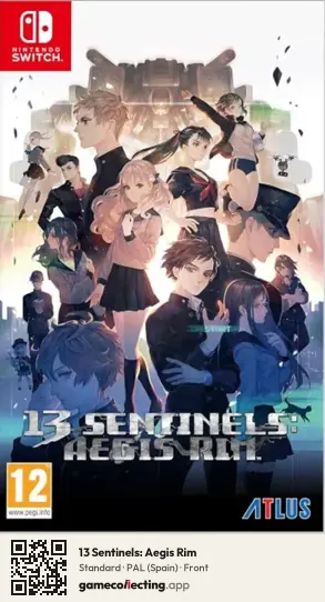 13 Sentinels: Aegis Rim Nintendo Switch, Spain box front